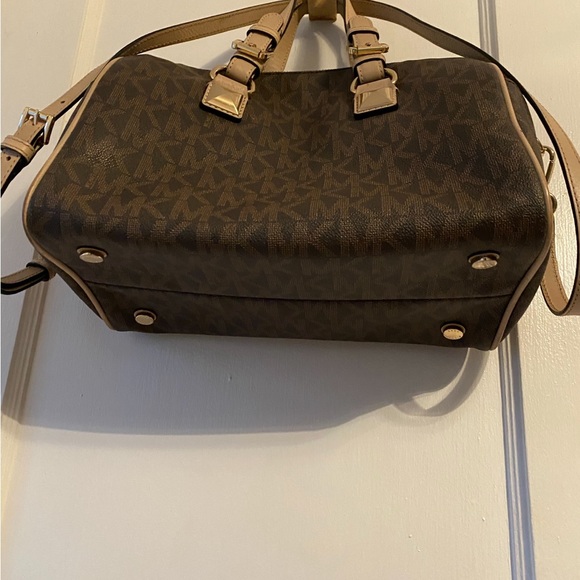 Michael Kors Monogram Satchel Women Handbag - Picture 10 of 14